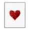 Stupell Industries Cluster of Hearts Shape Framed Giclee, design by Christine Simpson Art